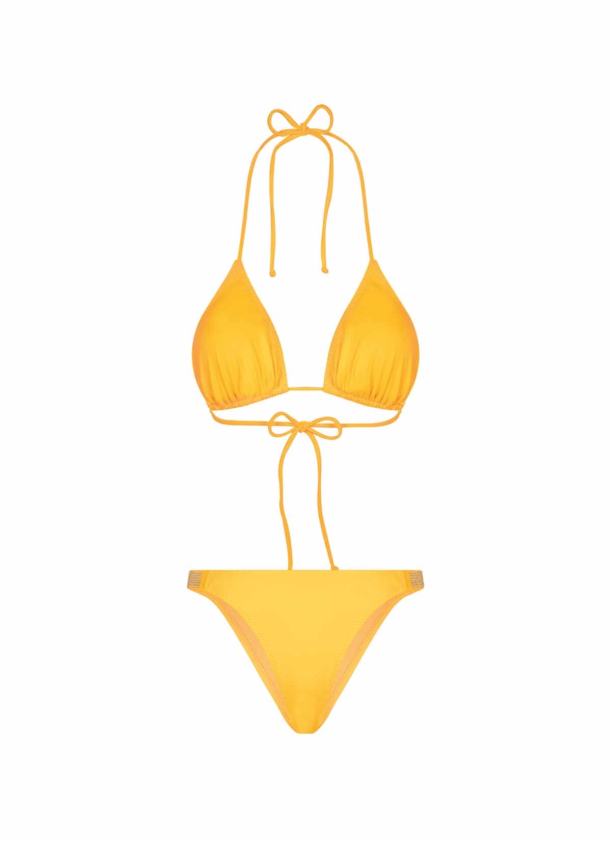 Üçgen Sarı Bikini Takımı