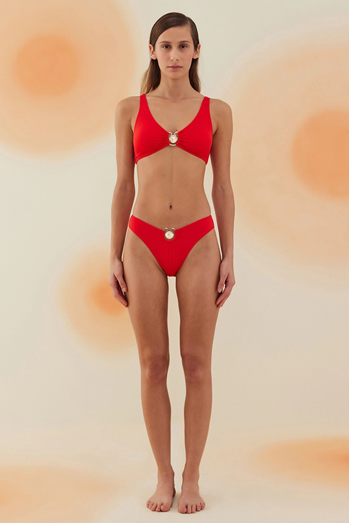 Kharan Scarlet Red Toparlayıcı Bikini Takımı