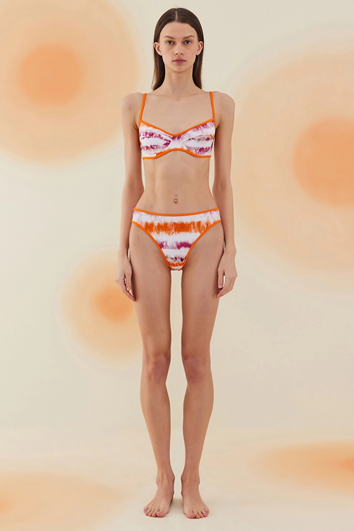 Fennec Gradient Orange Balenli Bikini Takımı