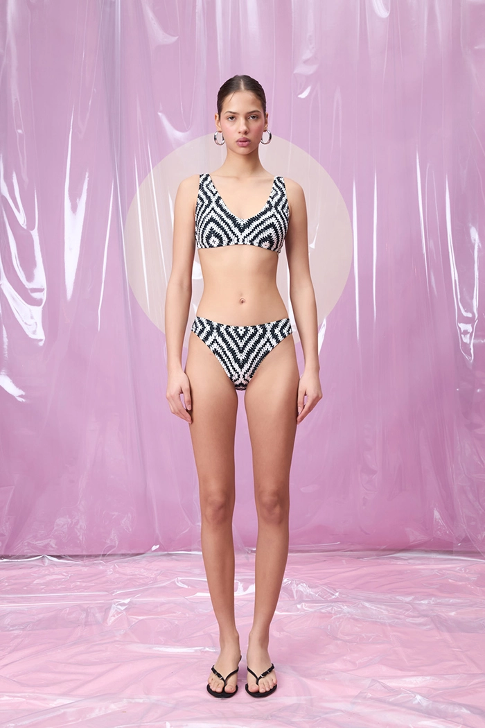 SONADORA VIGNETTE V YAKA KALIN ASKILI BİKİNİ TAKIMI