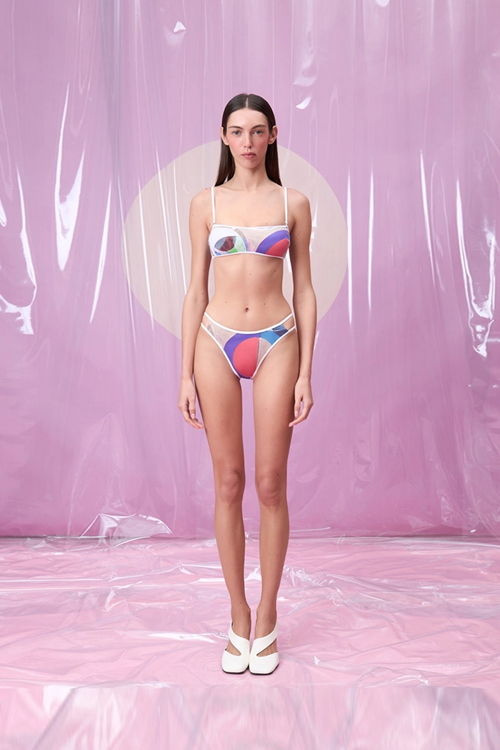 LIVIA ORBIT MOSAIC STRAPLEZ BIKINI TAKIMI